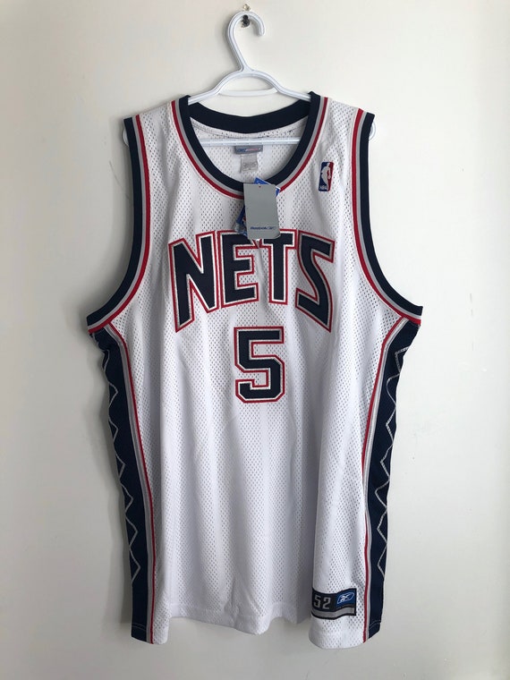 NWT Jason Kidd Vintage New Jersey Nets Reebok Authentic Basketball Jersey