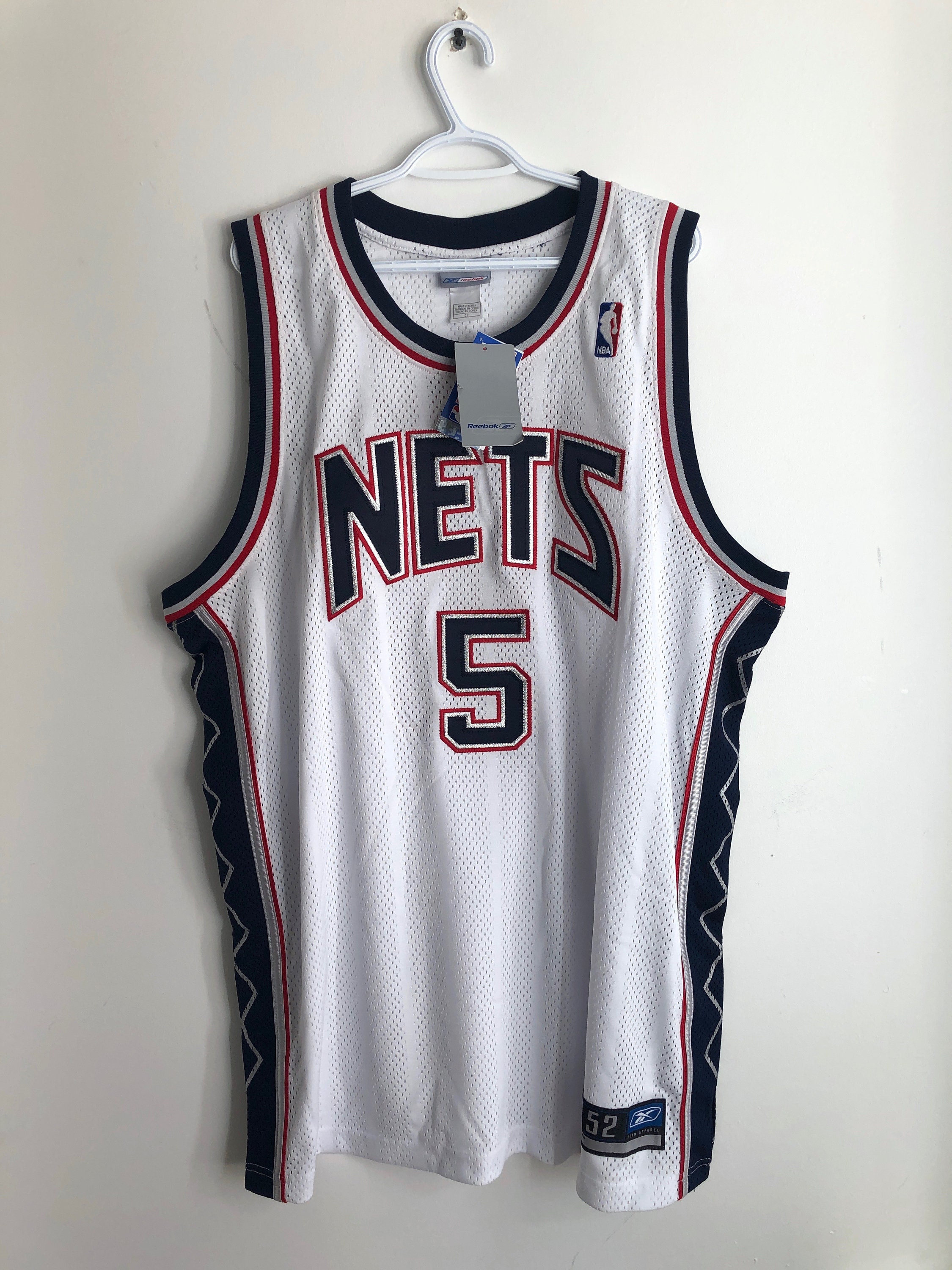 Vintage New Jersey Nets Jason Kidd Stitched Jersey sz Xl – KYVintage