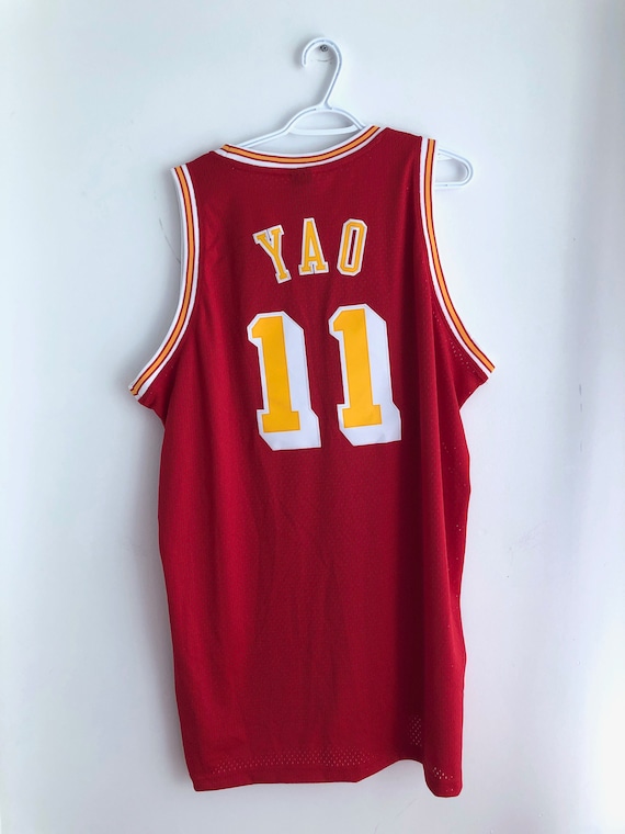 Throwback Yao Ming Houston Rockets Jersey L