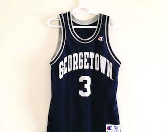 Allen Iverson Vintage Georgetown  Hoyas Champion Basketball Jersey (40)