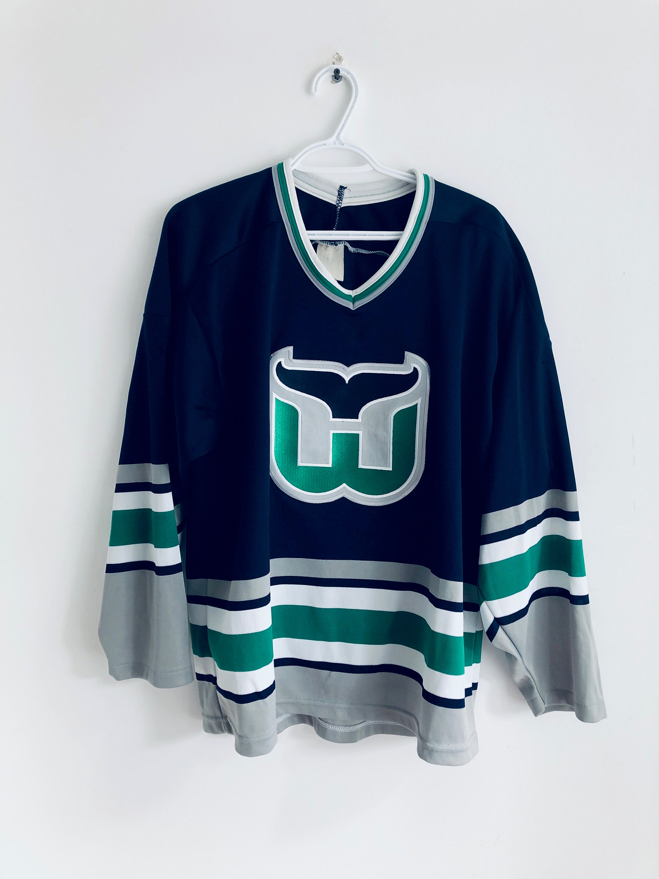 Hartford Whalers Throwback NHL '47 Brand White Lift Off Tubular  Men's Tee Shirt