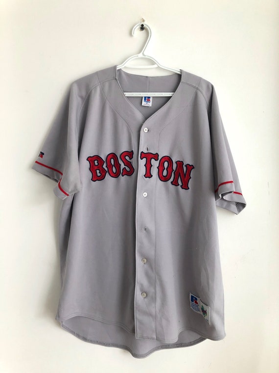 Vintage Boston Red Sox Russell Athletic Authentic Diamond Collection Jersey  48