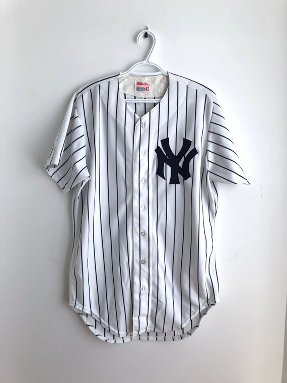 New York Yankees Vintage Wilson Authentic Baseball Jersey 42 