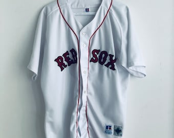 Reggie Jefferson (?) Vintage Boston Red Sox Russell Athletic Diamond Collection Baseball Jersey (48)