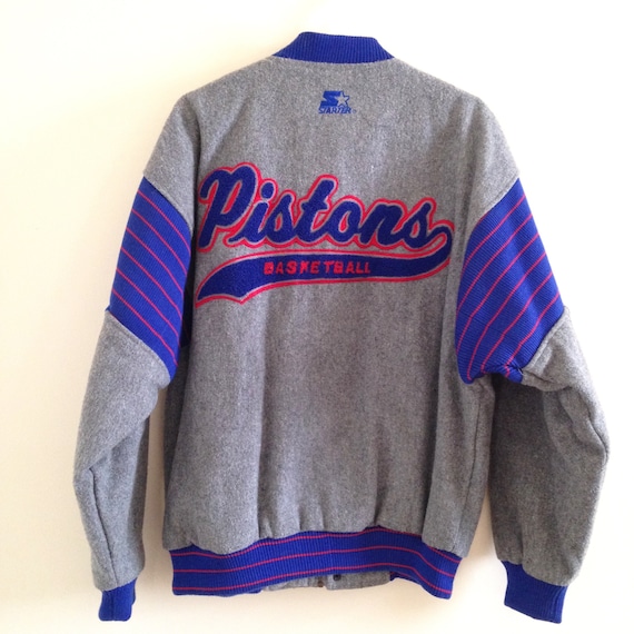 detroit pistons starter jacket