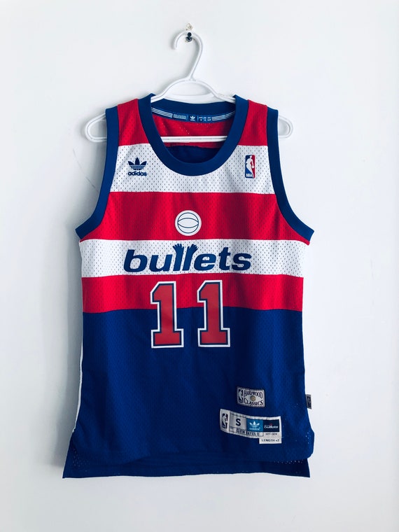 Rare Elvin Hayes Vintage Adidas Washington Bullets Hardwood