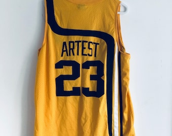 Ron Artest Vintage Indiana Pacers Nike Rewind Swingman Basketball Jersey (XL)