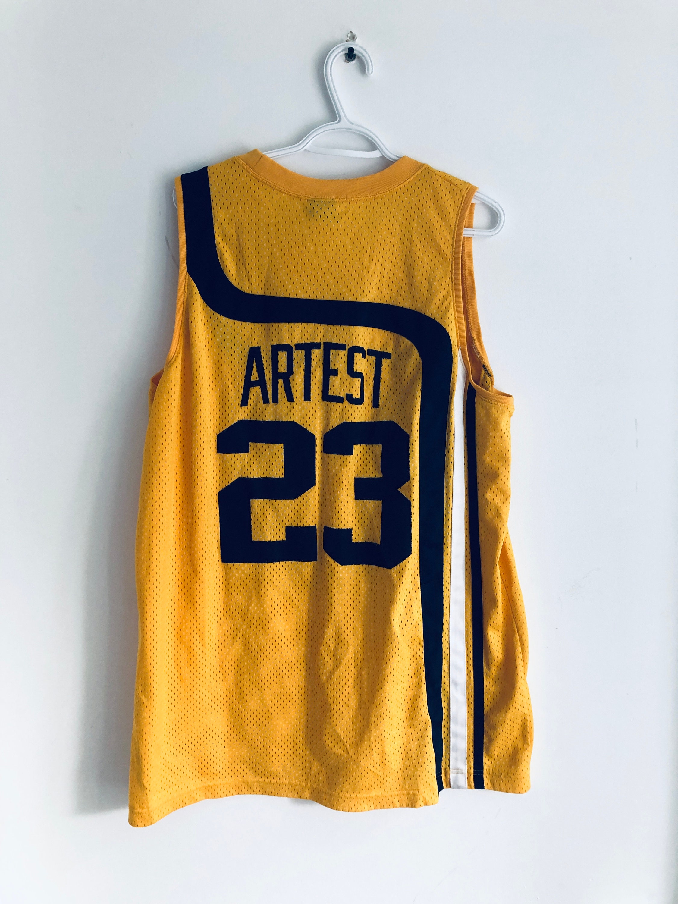 Mitchell & Ness on Instagram: For the first time ever, we've released a  Metta World Peace aka Ron Artest jersey. For the occasion we are recreating  a beloved @Pacers uniform from their