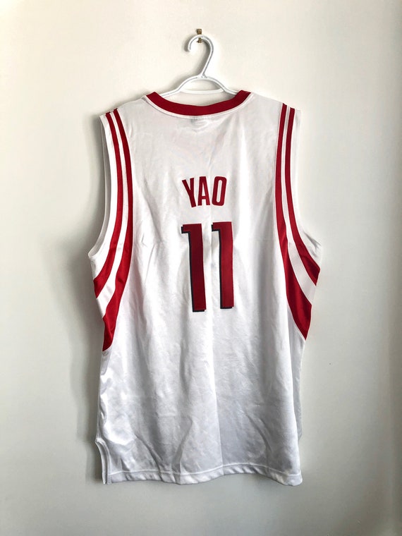 Throwback China Yao Ming #15 Shanghai Sharks Basketball Jersey Blue White