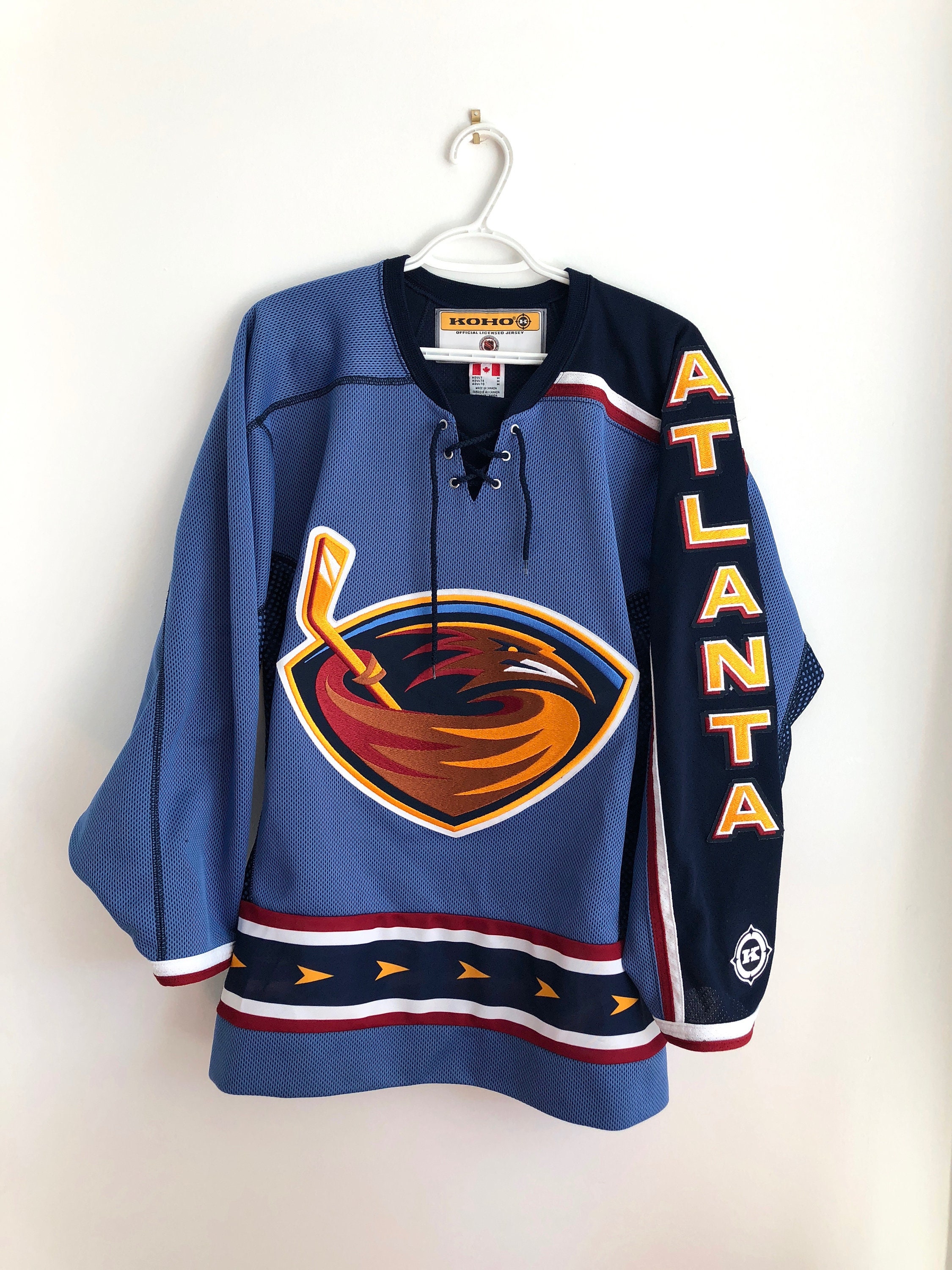atlanta thrashers blue jersey