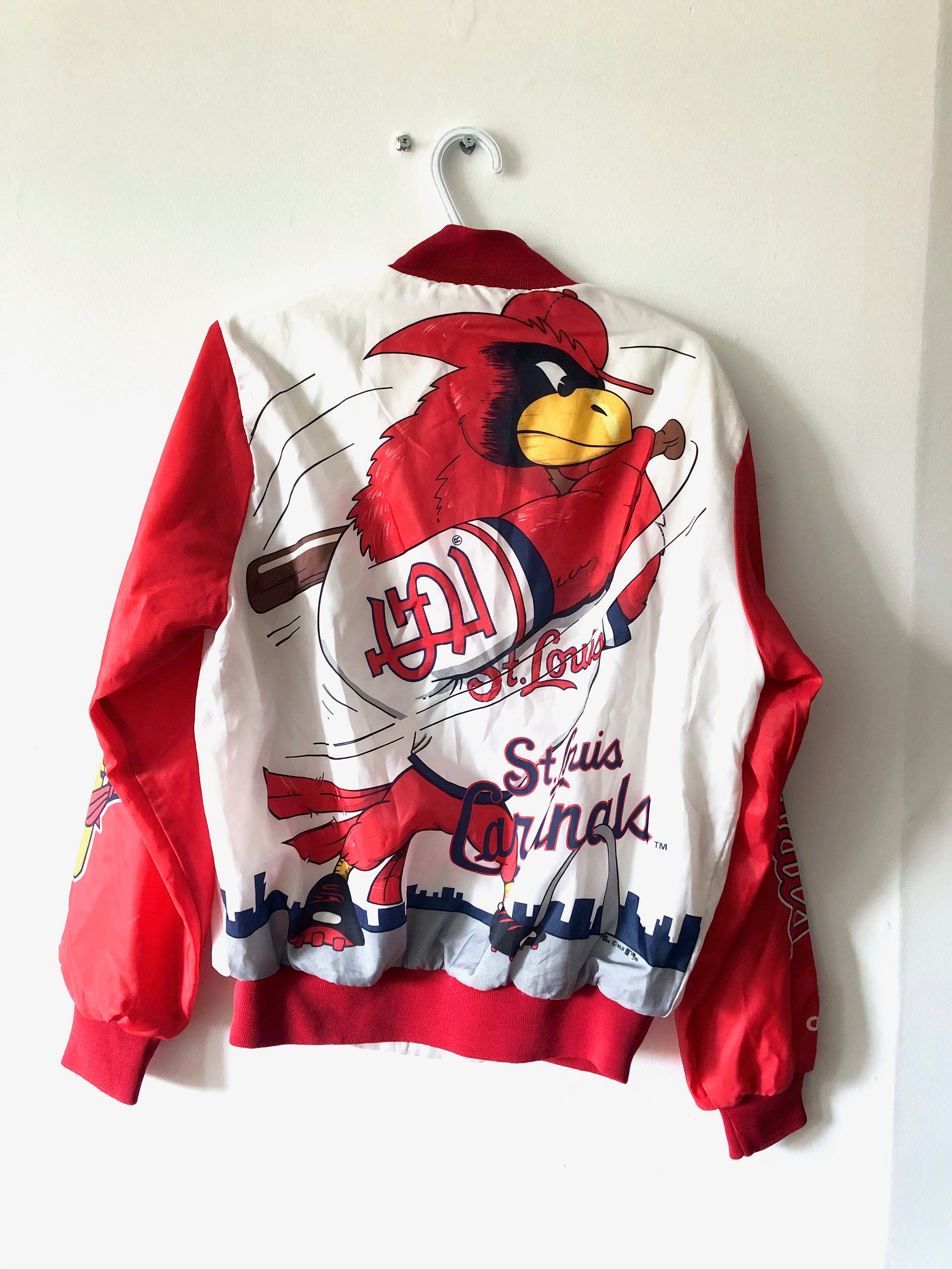 St Louis Cardinals Jacket Men XL Adult Red Majestic Pullover MLB Baseball  New