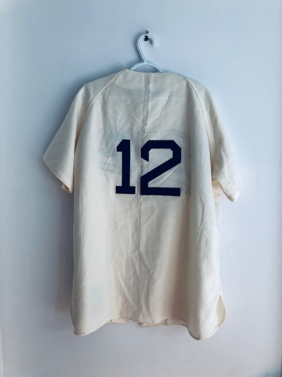 Mitchell and Ness World-Wide Pants Vintage Baseball Jersey (XL)