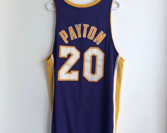 Gary Payton Los Angeles Lakers Vintage Reebok Authentic Basketball Jersey  (44)