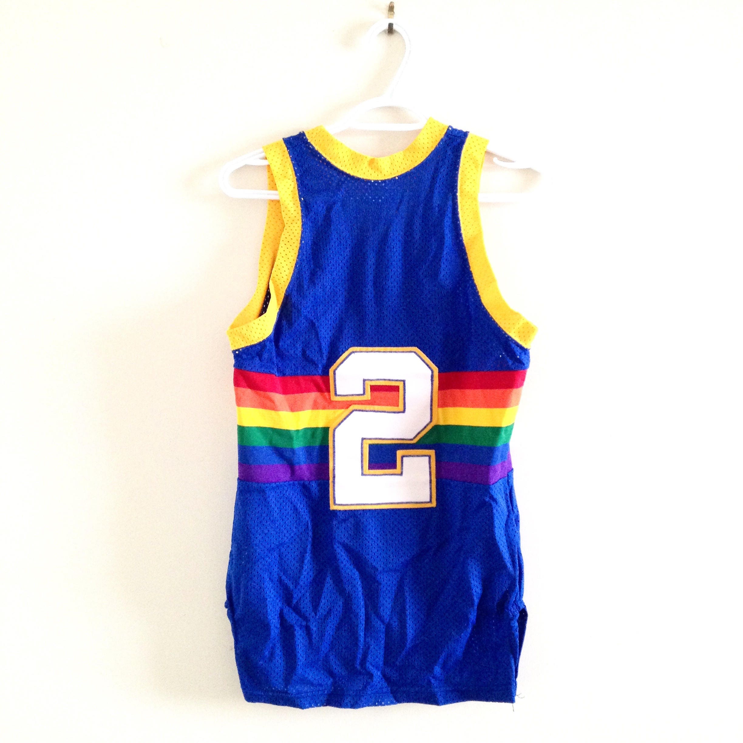 Alex English Autographed Blue Custom Denver Nuggets Jersey