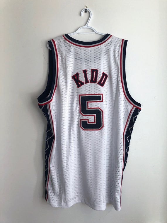 Vintage New Jersey Nets Jason Kidd Stitched Jersey sz Xl – KYVintage