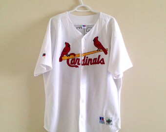 Mark McGwire St. Louis Cardinals Russell Athletic Diamond Collection  McGwire Baseball Jersey