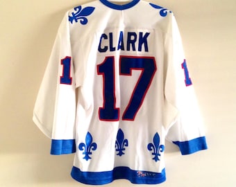 Wendel Clark Vintage Quebec Nordiques CCM Hockey Jersey (S)