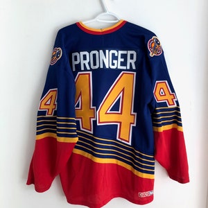 Vintage CCM St. Louis Blues hockey Jersey made in Canada #44 Pronger size M