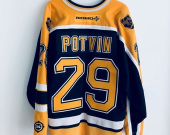 Felix Potvin Vintage Boston Bruins Koho Replica Hockey Jersey (XL)