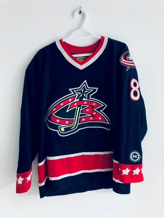 Geoff Sanderson Vintage Columbus Blue Jackets Koho Hockey Jersey
