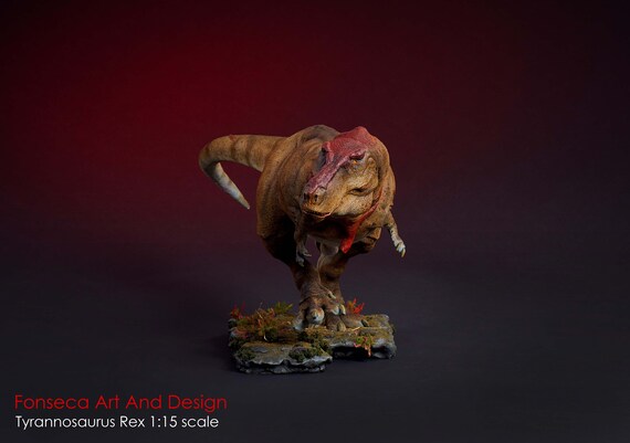 ティラノサウルス レックス 彫刻 1:15 スケール - Etsy 日本