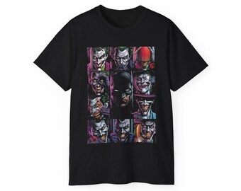 Many Faces of the Joker Shirt, the Batman, comic book villains