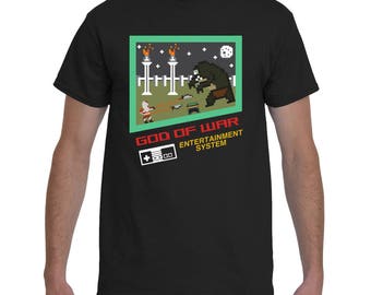 God of War 8-bit variant Unisex T-shirt