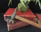 Wood Handled Meat Tenderizer - Rustic Country Farmhouse Kitchen Utensil - Meat Pounder Food Prep Utensil