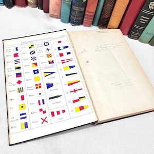 1931 International Code of Signals American Edition Vol. 1 - H.O. No. 87 - Vintage Book