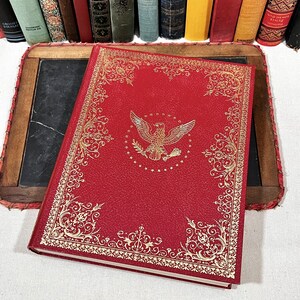 Pretty BookExtended Travels in Romantic America - Vintage Coffee Table 1966 Edition - Tipped In Color Illustrations Scenes Early USA