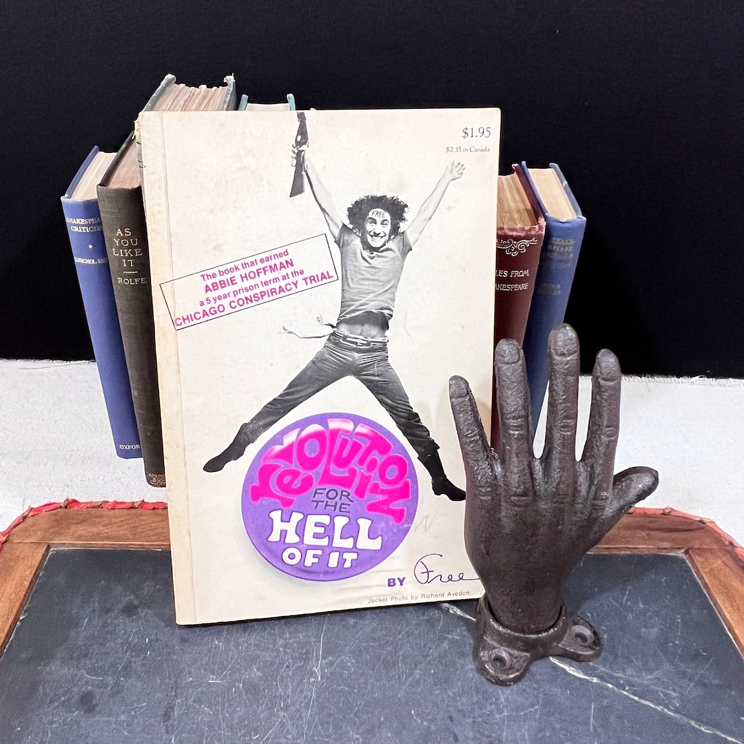 Revolution for the Hell of It by Free Abbie Hoffman Vintage Book 1960's