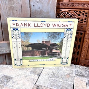 Frank Lloyd Wright by Spencer Hart - Vintage Copyright 1995 - Architecture Mid Century Modern Architect