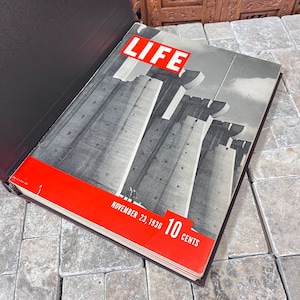 First Issue of Life Magazine - Bound Life Magazines 1936 Includes 1st Issue of LIFE Magazine Vol. 1 Issue Plus 5 other issues
