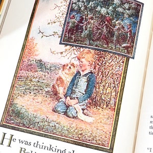So Sweet 1920 Book Buddy Jim by Elizabeth Gordon - Distressed  Vintage Children&#39;s Book w/ Beautiful Color Illustrations