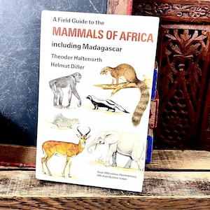 Guide Book - 1986 A Field Guide to the Mammals of Africa including Madagascar - Vintage Naturalist Travel Reference