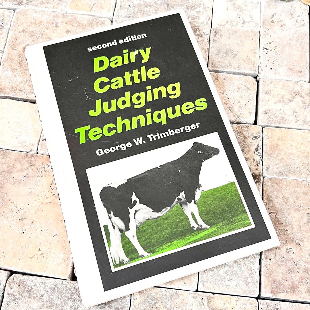Dairy Cattle Judging Techniques by W. Trimberger Etsy