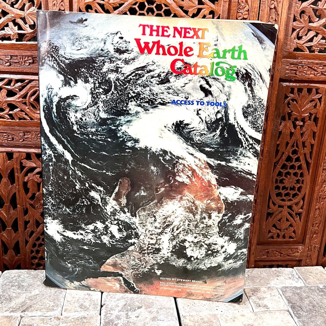 Groovy the Next Whole Earth Catalog Access to Tools 1980 Vintage