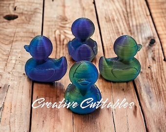 Cruise Ducks, 3D Printed duck for cruises; 1 dozen, Color: Aruba