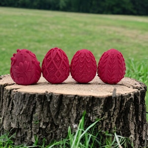 Easter Eggs, 3D Printed Egg Container, Fillable Easter Egg, Custom Empty Threaded Easter Egg, 4 eggs