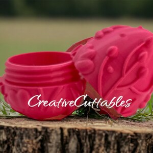 Easter Eggs, 3D Printed Egg Container, Fillable Easter Egg, Custom Threaded Easter Egg, Style: Flowery