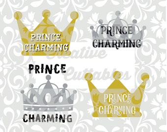 Prince Charming SVG Valentine designs for  Silhouette or other craft cutters (.svg/.dxf/.eps)