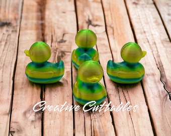 Cruise Ducks, 3D Printed duck for cruises; 1 dozen, Color: Lucky