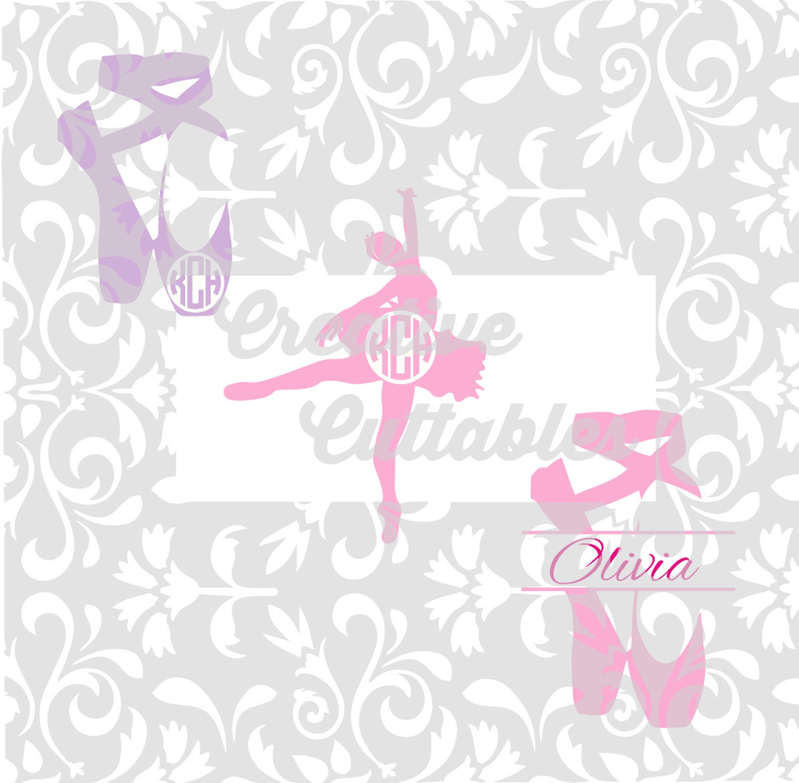 ballerina dancer ballet svg shoes for silhouette or other craft cutters (.svg/.dxf/.eps)