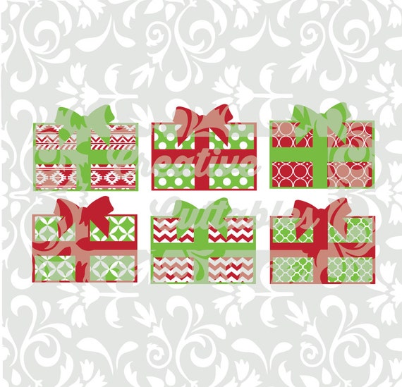 Download Free Christmas Presents Svg Designs Or Silhouette Or Other Craft Etsy SVG DXF Cut File