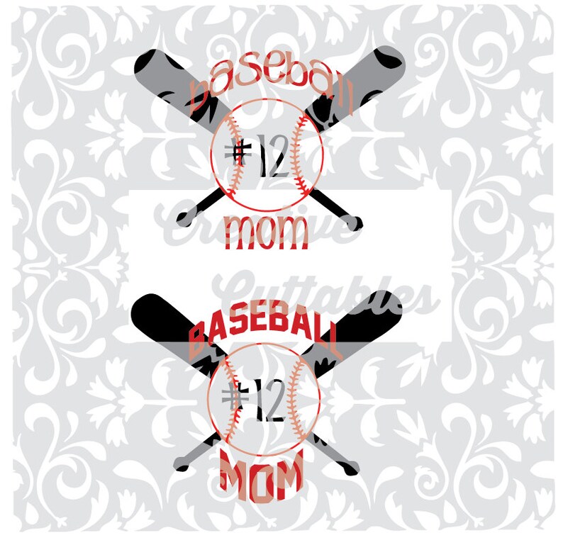 Download Baseball Mom SVG for Silhouette or other craft cutters | Etsy