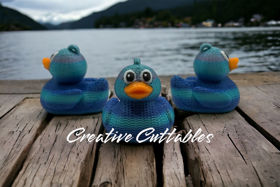 Cruise Ducks 3D Printed Duck for Cruises; Color: Ocean