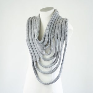 PDF Knitting Pattern Siege post apocalyptic unisex cowl pattern image 2