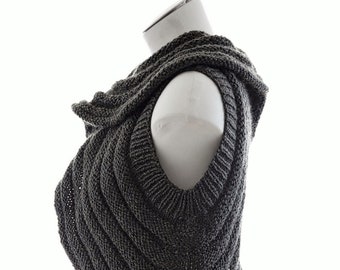 Fluid Vest Knitting Pattern PDF - SOUNDWAVE