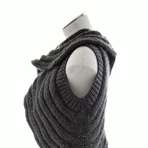 Fluid Vest Knitting Pattern PDF - SOUNDWAVE