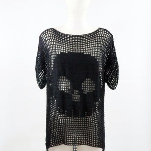 Skull Crochet Shirt Pattern PDF - Headspace